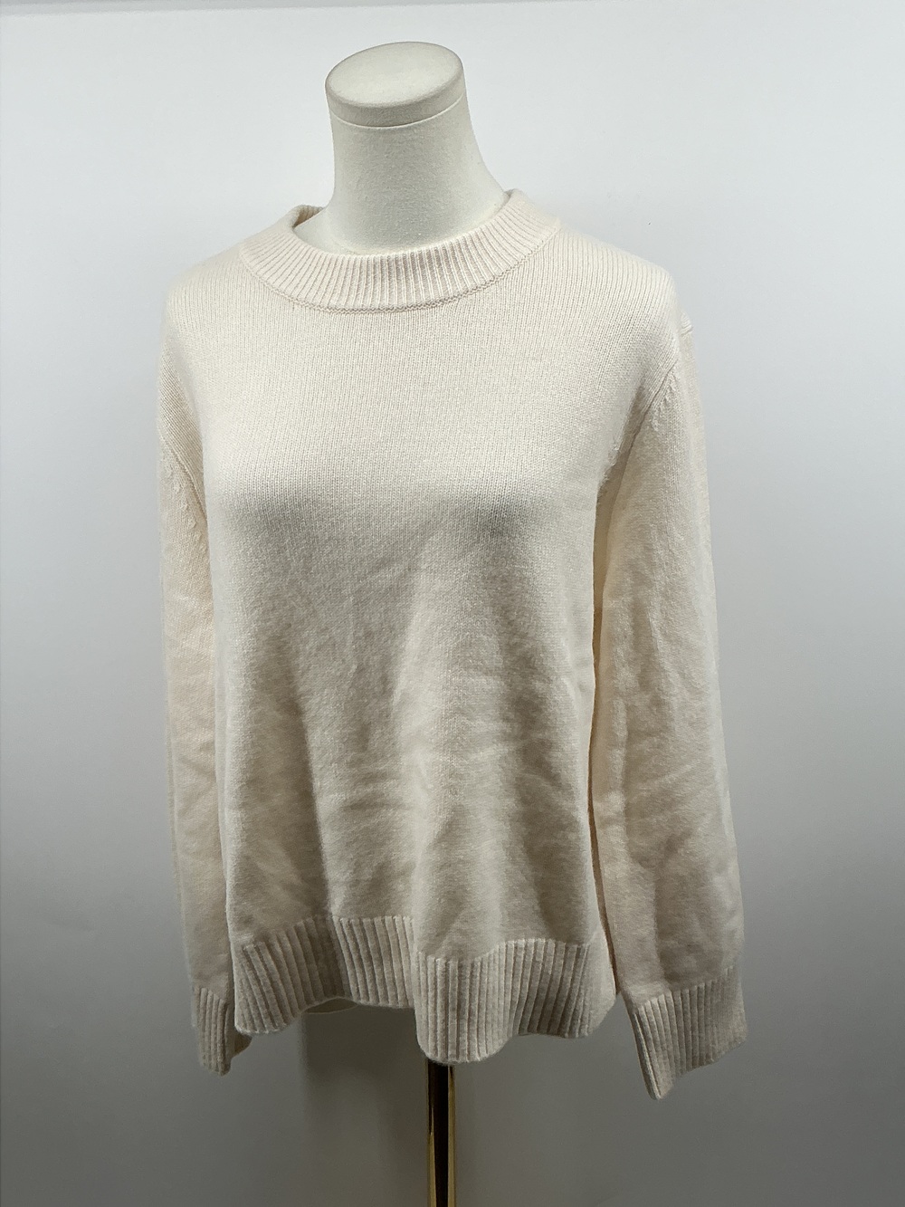 Mongolian Cashmere Oversized Crewneck Sweater
